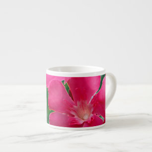 Xícara De Espresso Flores Rosa