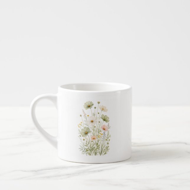 Xícara De Espresso Flores silvestres (Esquerda)