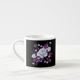 XÍCARA DE ESPRESSO FLUXAS DE LÍNGUA,ANTECEDENTES NEGROS