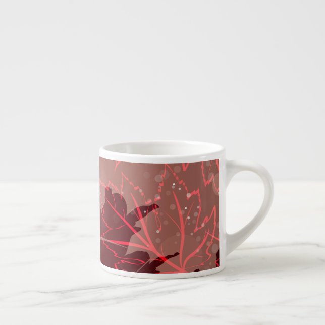 Xícara De Espresso Folhas de ouro 1 (Direita)