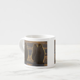 Xícara De Espresso Forsteri dos pinguins, do Aptenodytes de