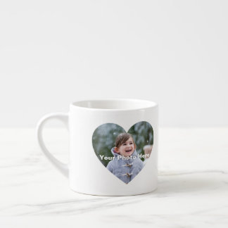 Xícara De Espresso Foto Espresso Em Forma De Coração Personalizada