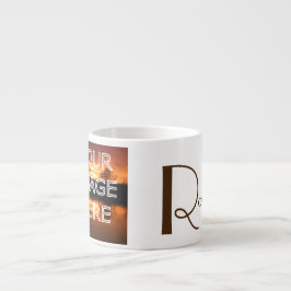 Xícara De Espresso Foto Personalizada