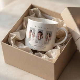 Xícara De Espresso Foto Personalizada do Papai Melhor Pai do Mundo