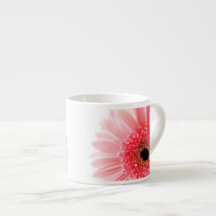 Xícara De Espresso Fotografia de Gerbera Daisy Rosa Fresca