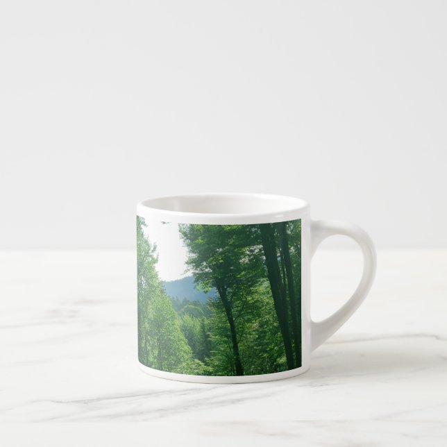Xícara De Espresso Fotografia de Paisagem Verde (Direita)