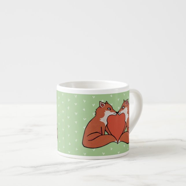 Xícara De Espresso Foxy Love Espresso Mug (Frente Esquerda)