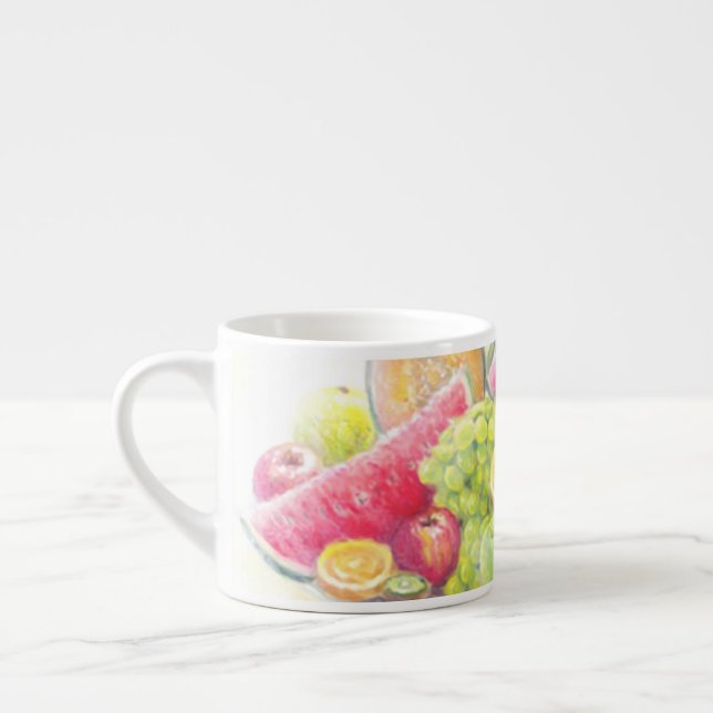 Xícara De Espresso Frutas felizes (Esquerda)
