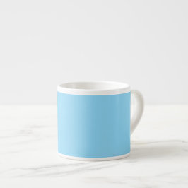 Xícara De Espresso Fundo azul claro sólido uniformemente colorido
