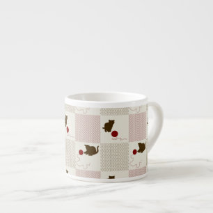 Xícara De Espresso Fundos dos gatinhos