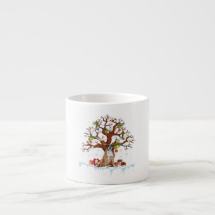 Xícara De Espresso Funny Boxer Reindeer Christmas Pet Lover Gift