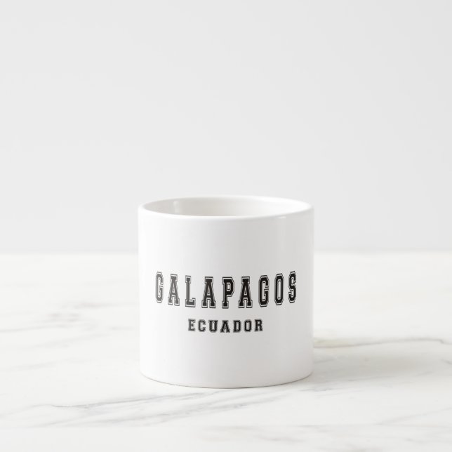 Xícara De Espresso Galápagos Equador (Frente)