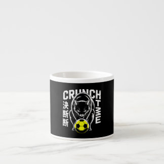 Xícara De Espresso Gato de Futebol Motivacional - Presente para Amant