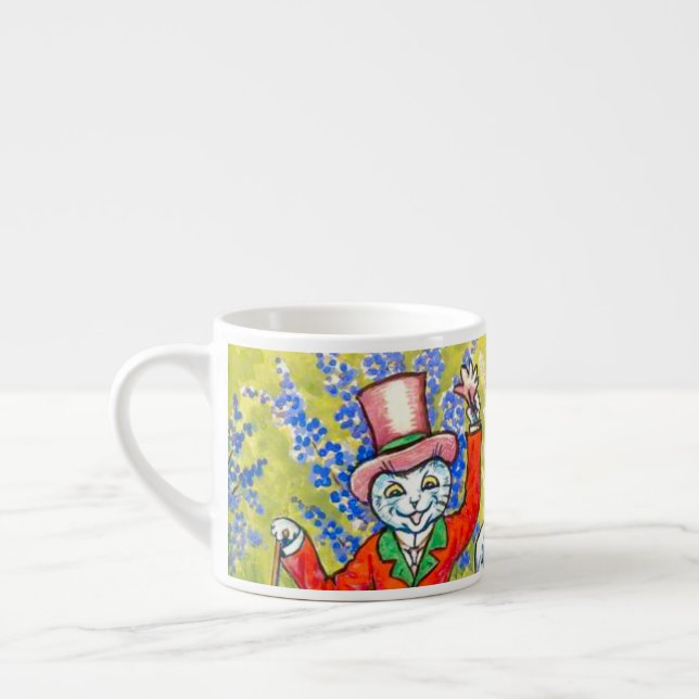 Xícara De Espresso Gatos Dançantes (Esquerda)