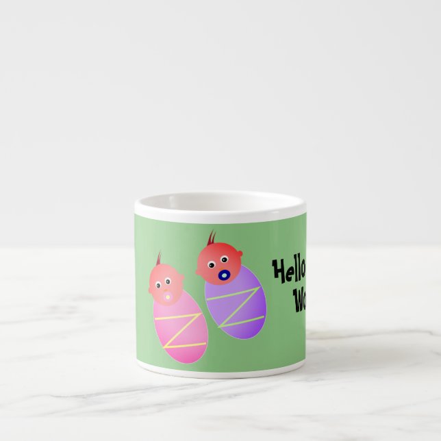 Xícara De Espresso Gêmeos (Frente)