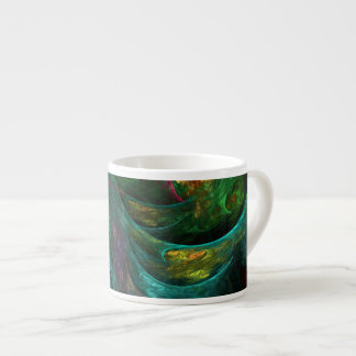 Xícara De Espresso Genesis Nova Abstrato Art Espresso Mug
