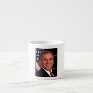 Xícara De Espresso George Bush 43º Presidente americano Foto