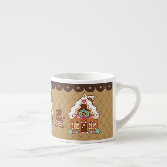 Xícara De Espresso Gingerbread House Mug (Direita)