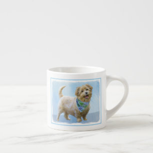 Xícara De Espresso Glen de Imaal Terrier Painting - Arte Original de 