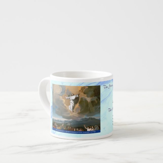 Xícara De Espresso Glorious Rosary Mysteries Item #2: Ascension (Frente Esquerda)