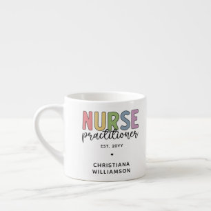 Xícara De Espresso Graduação de enfermeiro NP Nurse personalizado