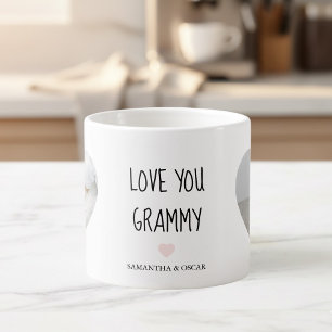 Xícara De Espresso Grammy Amor Personalizado Presente Personalizado