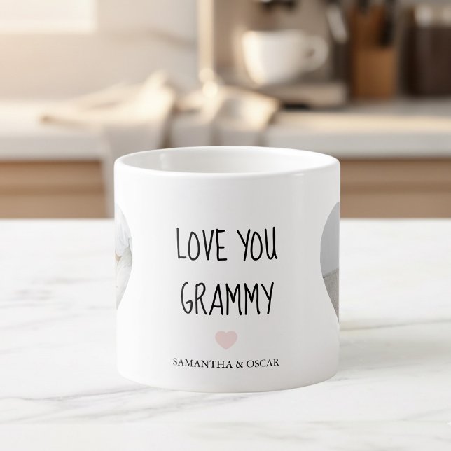 Xícara De Espresso Grammy Amor Personalizado | Presente Personalizado (Criador carregado)