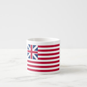 Xícara De Espresso Grand Union, 1ª Bandeira dos EUA das Colônias