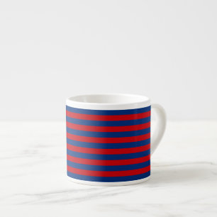 Xícara De Espresso Grande Decoração Horizontal de Stripes Modernas 