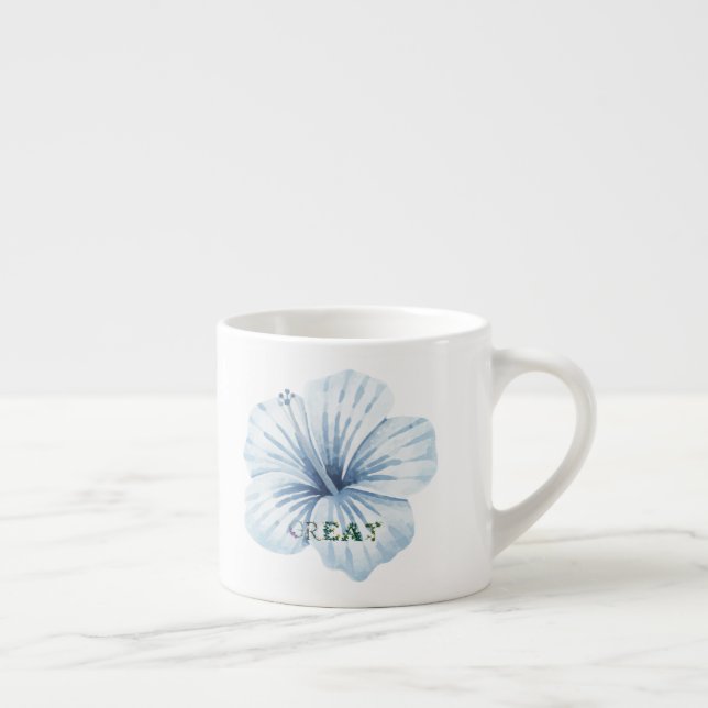 Xícara De Espresso Grande flor (Direita)