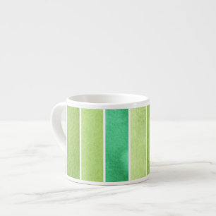 Xícara De Espresso grande fundo verde da aguarela - aguarela