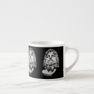 Xícara De Espresso Greco Roman Bust