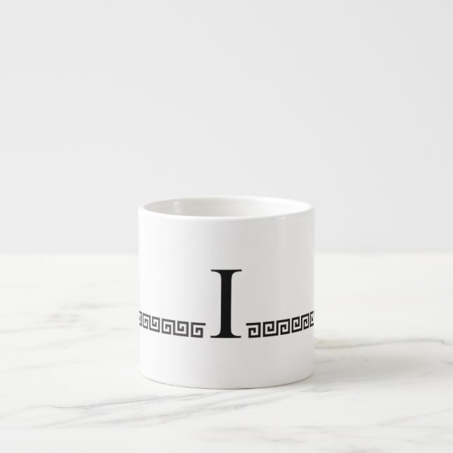 Xícara De Espresso Grego inicial (Frente)