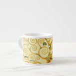 Xícara De Espresso Gustav Klimt A Árvore Da Vida Vintage Art Nouveau<br><div class="desc">Gustav Klimt A Árvore da Vida Vintage Art Nouveau Pintando a Árvore da Vida, Stoclet Frieze (Francês: L'Arbre de Vie, Stoclet Frieze) é uma pintura do simbolista austríaco Gustav Klimt. Ele foi completado em 1909 e se baseia no estilo Art Nouveau (Moderno) em um gênero de pintura simbólico. Ela está...</div>