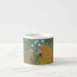 Xícara De Espresso Gustav Klimt Flower Garden Cottage Nature<br><div class="desc">Uma bela pintura de jardim - esta é uma pintura clássica de Gustav Klimt,  chamada Jardim de Algodão,  ou Jardim Bauergarten,  1907,  que é um close up de um jardim floral,  uma pintura floral colorida.</div>