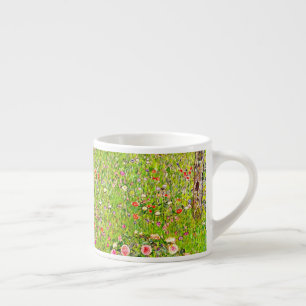 Xícara De Espresso Gustav Klimt Orchard com Rosas