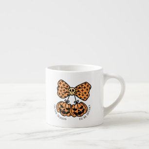 Xícara De Espresso Halloween Coquette Pumpkins Season to Be Spooky
