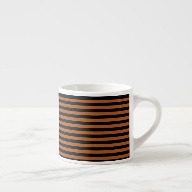 Xícara De Espresso Halloween Stripes (Direita)