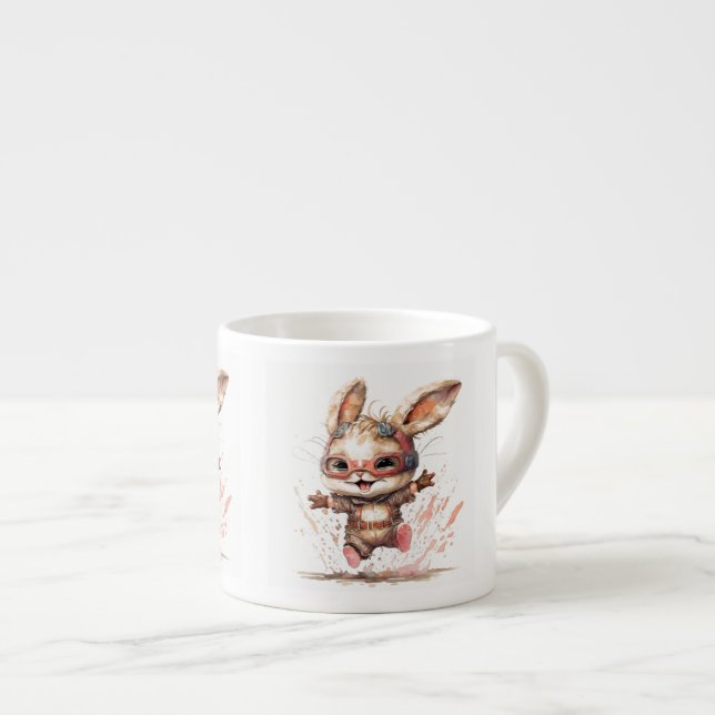 Xícara De Espresso Happy Bunny Espresso Mug (Frente Esquerda)
