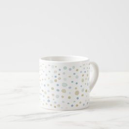 Xícara De Espresso Henry Confetti Watercolor Dots Espresso Mug