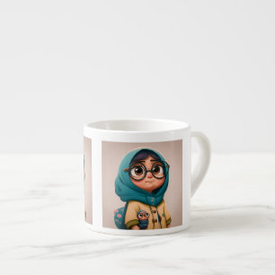 Xícara De Espresso Hijab Girl Espresso Mug