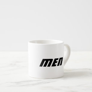 Xícara De Espresso Homens Nome Texto Impresso Bebidas-Copo Cozinha Le