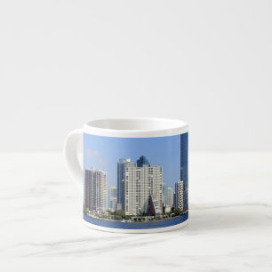 Xícara De Espresso Ideia da skyline de Miami