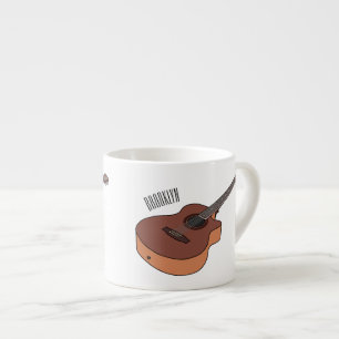 Xícara De Espresso Ilustração acústica de desenho animado