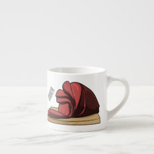 Xícara De Espresso Ilustração de desenho animado de Ham