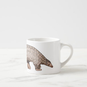 Xícara De Espresso Ilustração de desenho animado de Pangolin