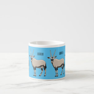 Xícara De Espresso Ilustração de desenho animado Oryx