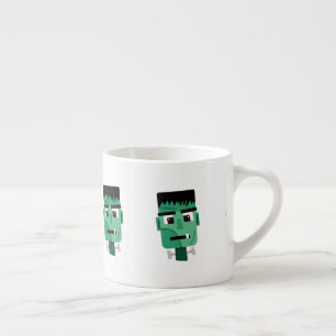 Xícara De Espresso Ilustração do Monstro de Frankenstein
