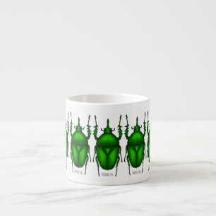 Xícara De Espresso Imagem do inseto Mecynorhina torquata