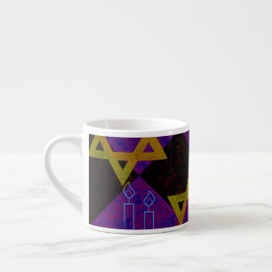 Xícara De Espresso Imagem temática de Hanukkah da SlipperyJoe's amare